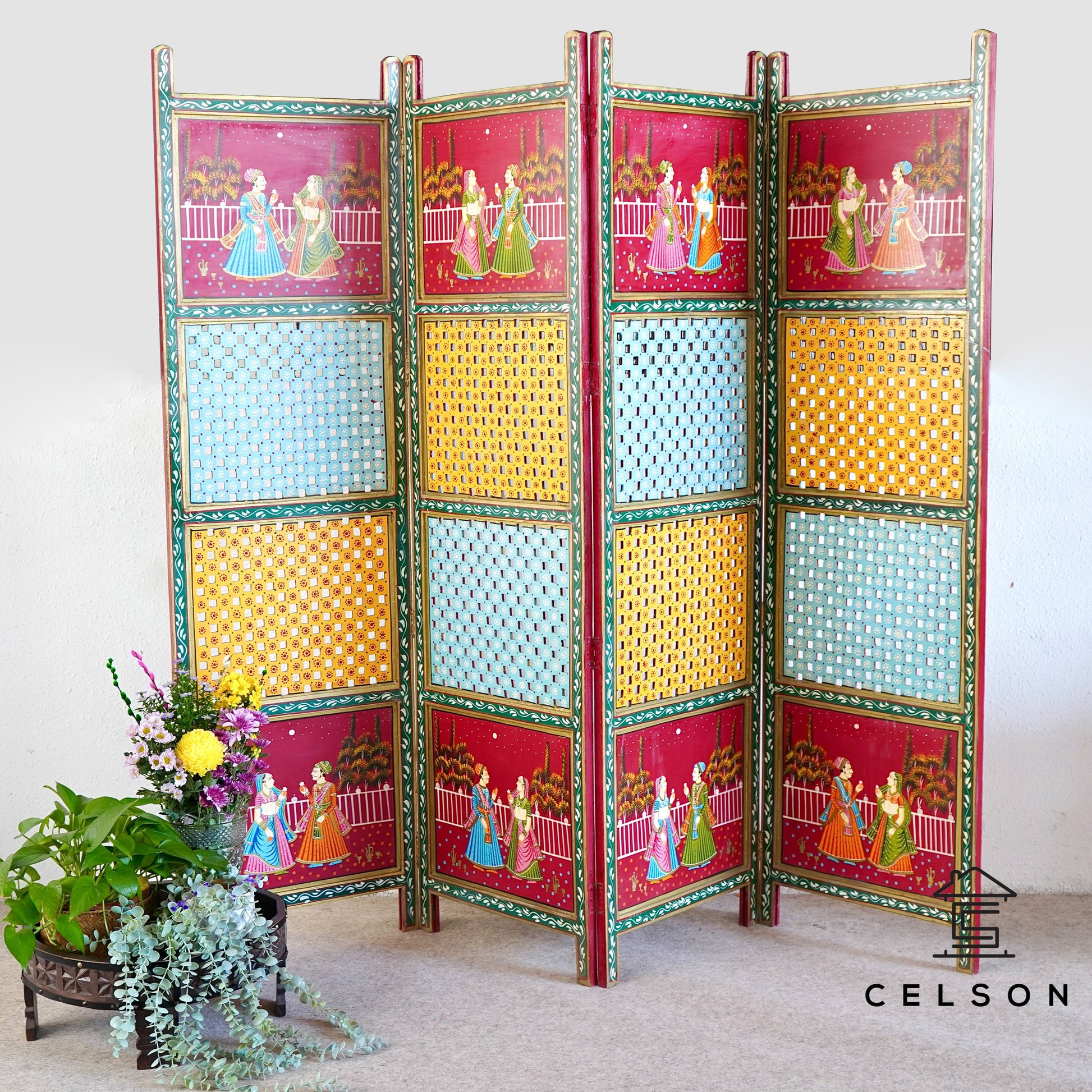 Sabaya Carved Room Divider