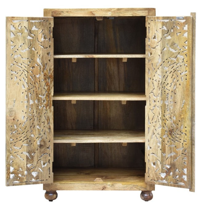 Henry Hand Carved Cabinet
