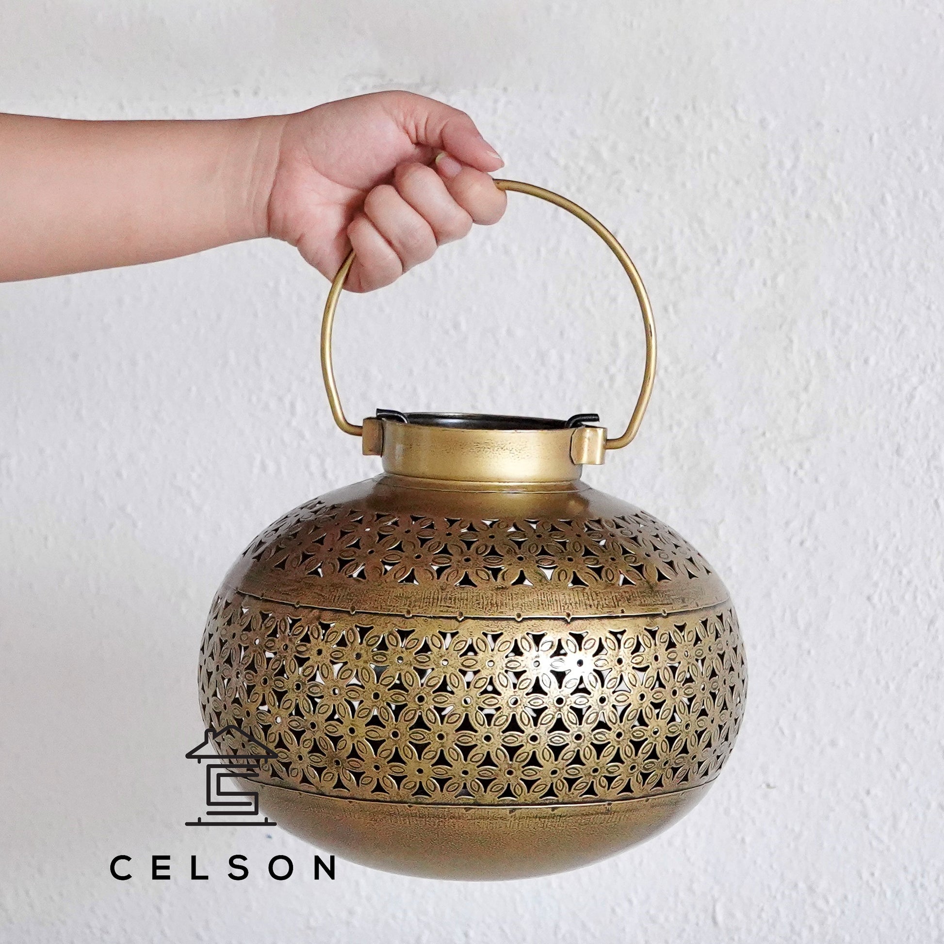 Prakash Antique Brass Lantern