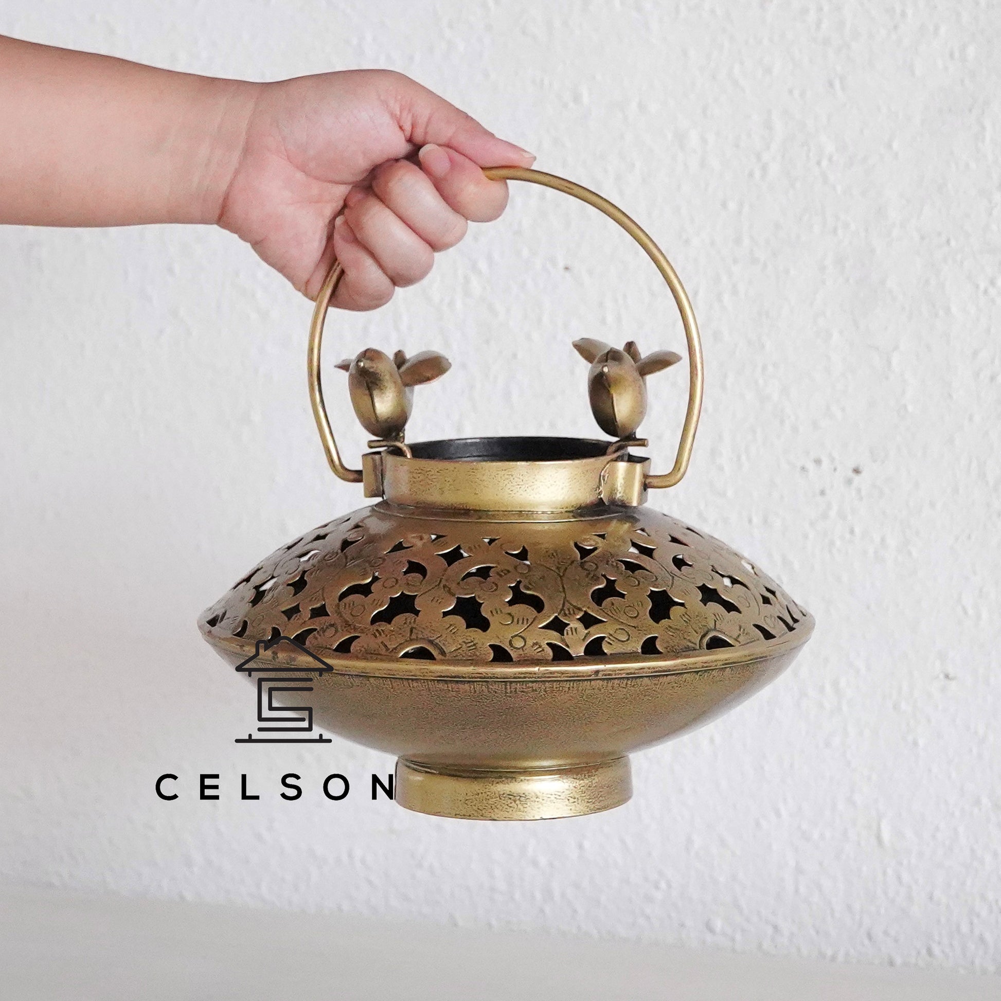 Utsav Antique Brass Lantern