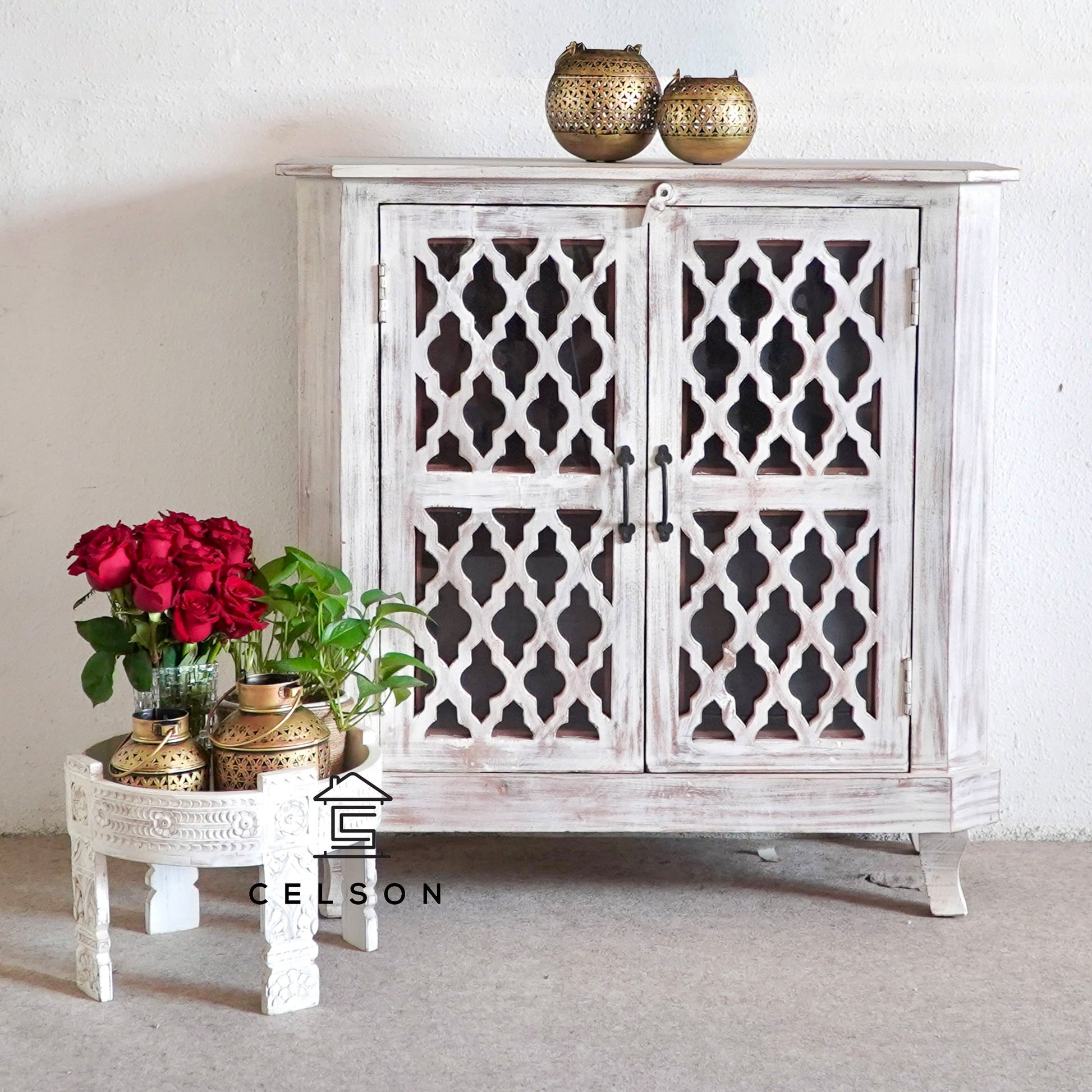 Aarushi Carved Wooden Chest