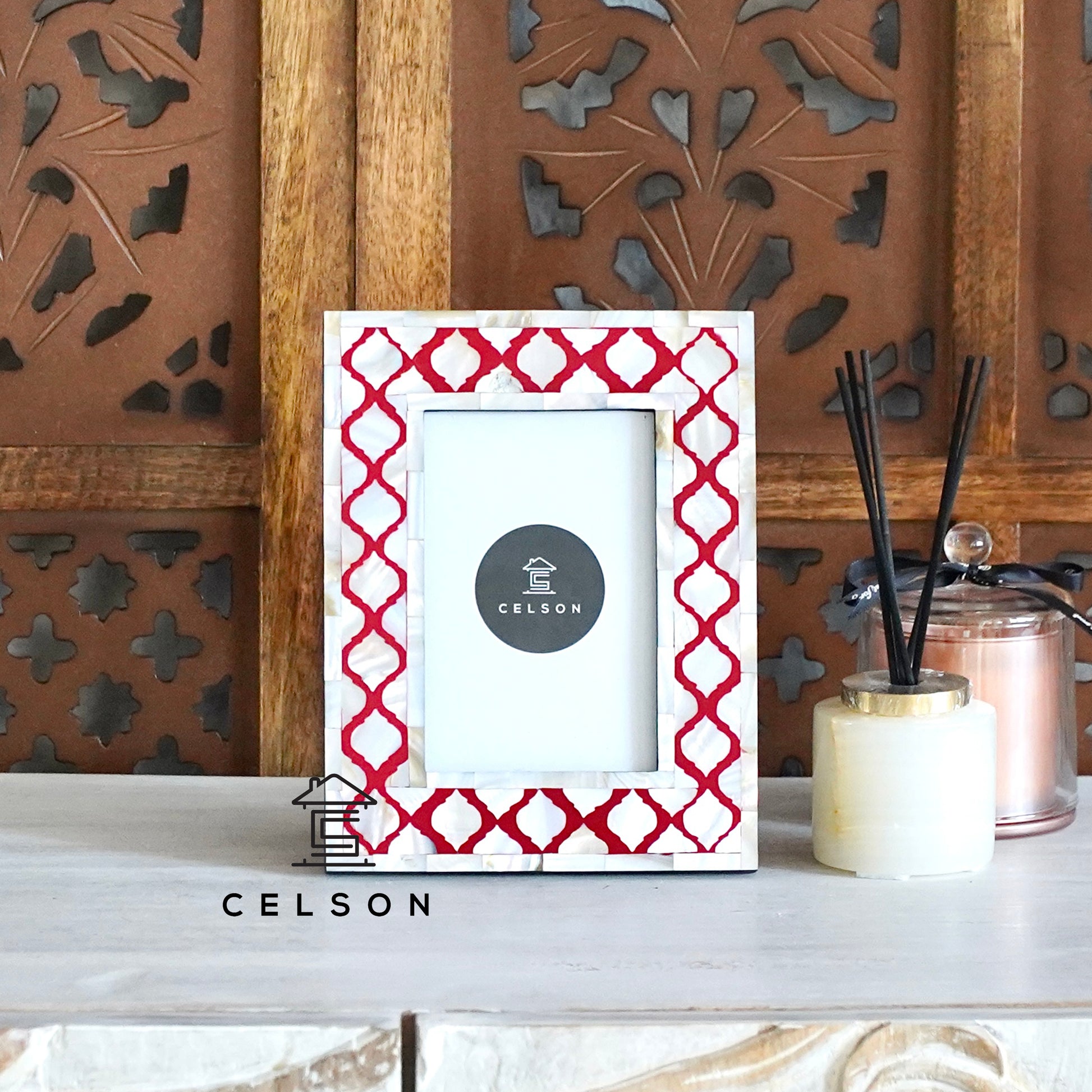 Millie Mother of Pearl Inlay Photo Frame