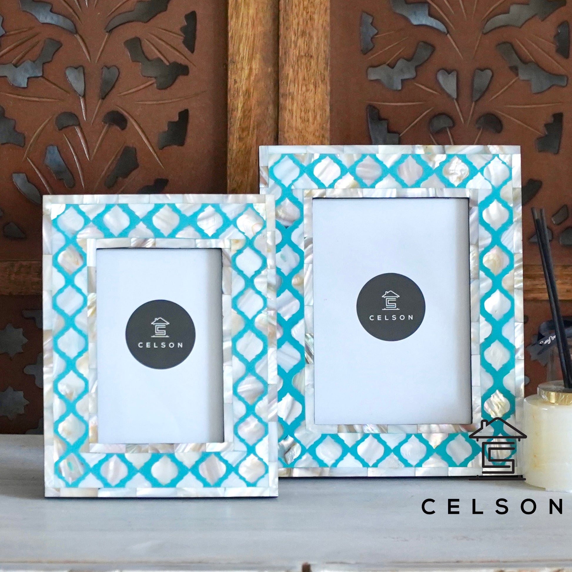 Rabia Mother of Pearl Inlay Photo Frame