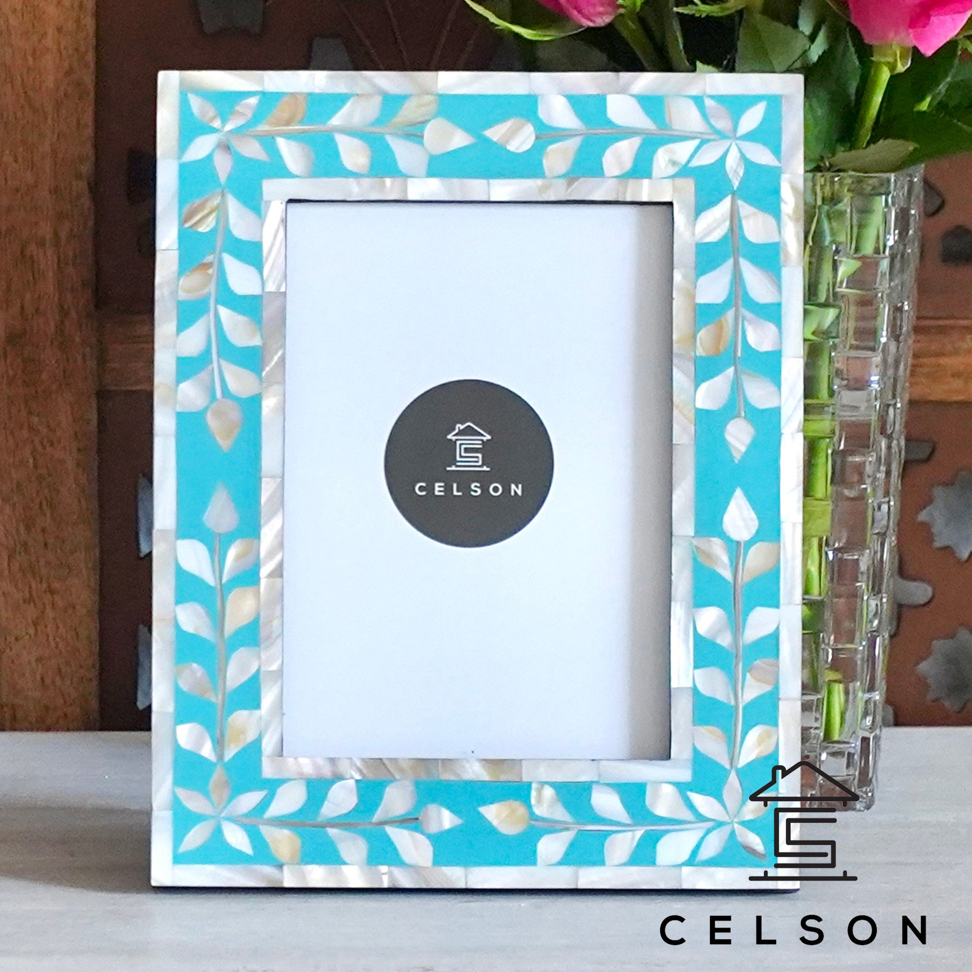 Olivia Mother of Pearl Inlay Photo Frame