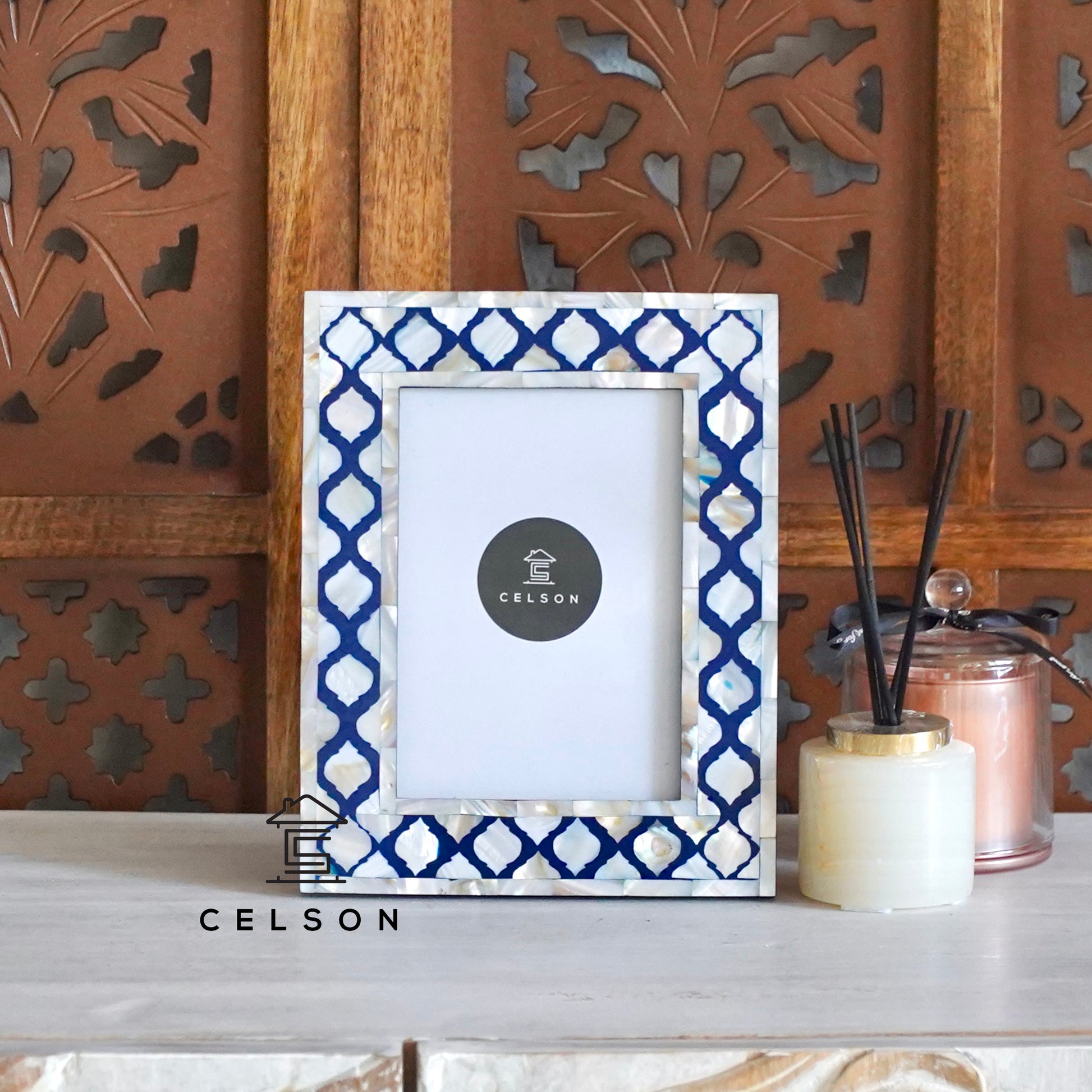 Emily Mother of Pearl Inlay Photo Frame