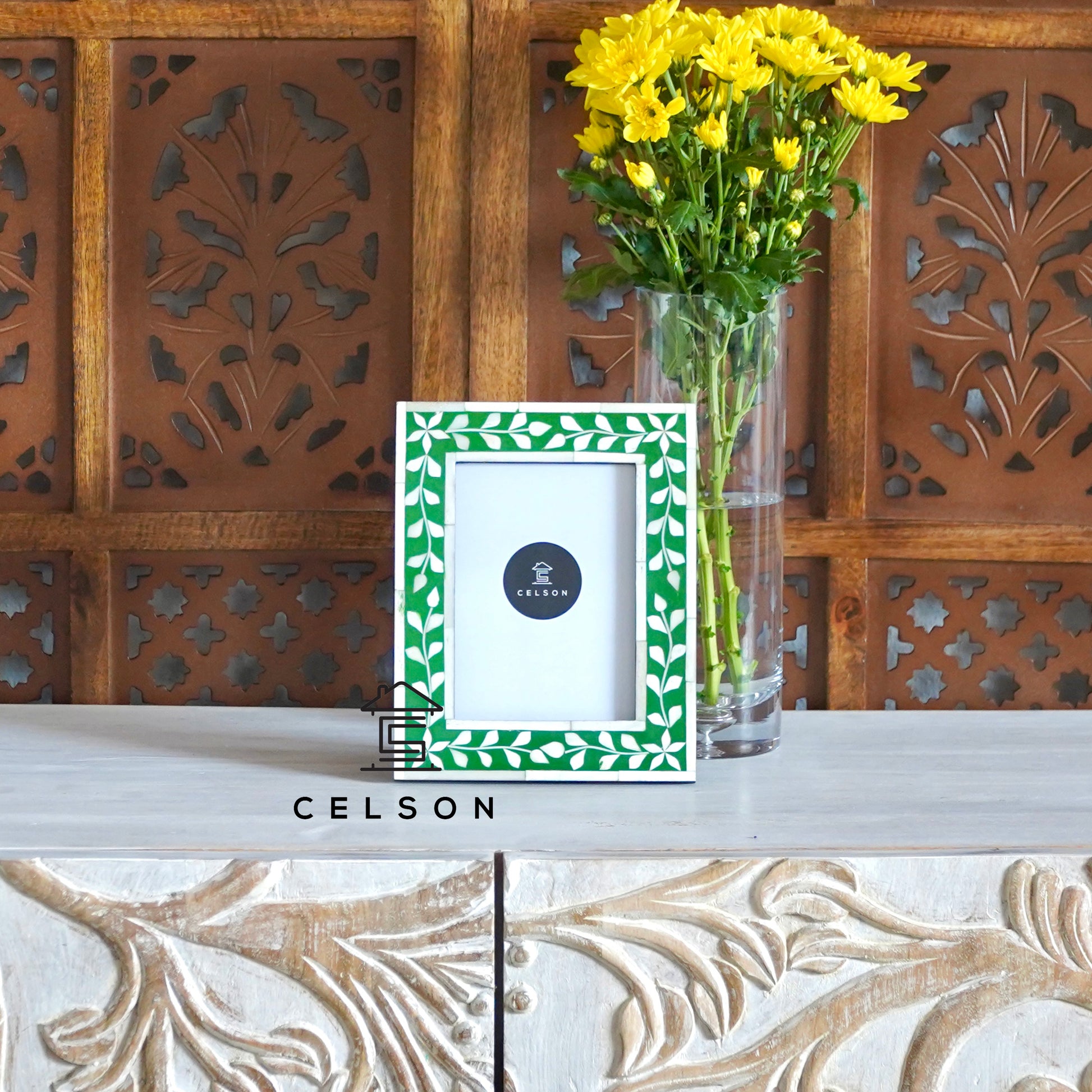 Zouk Bone Inlay Photo Frame