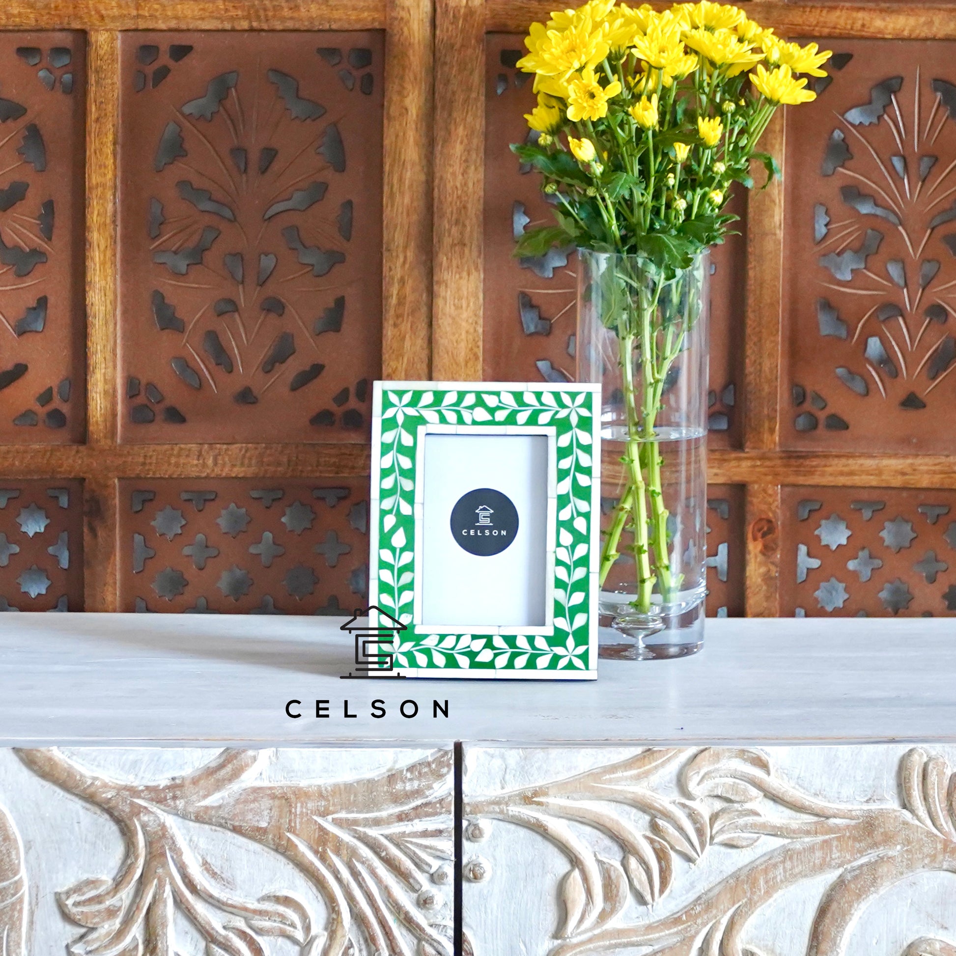 Zouk Bone Inlay Photo Frame