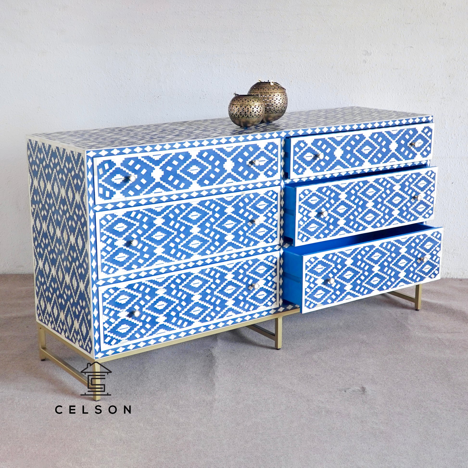 Kelly Bone Inlay Dresser