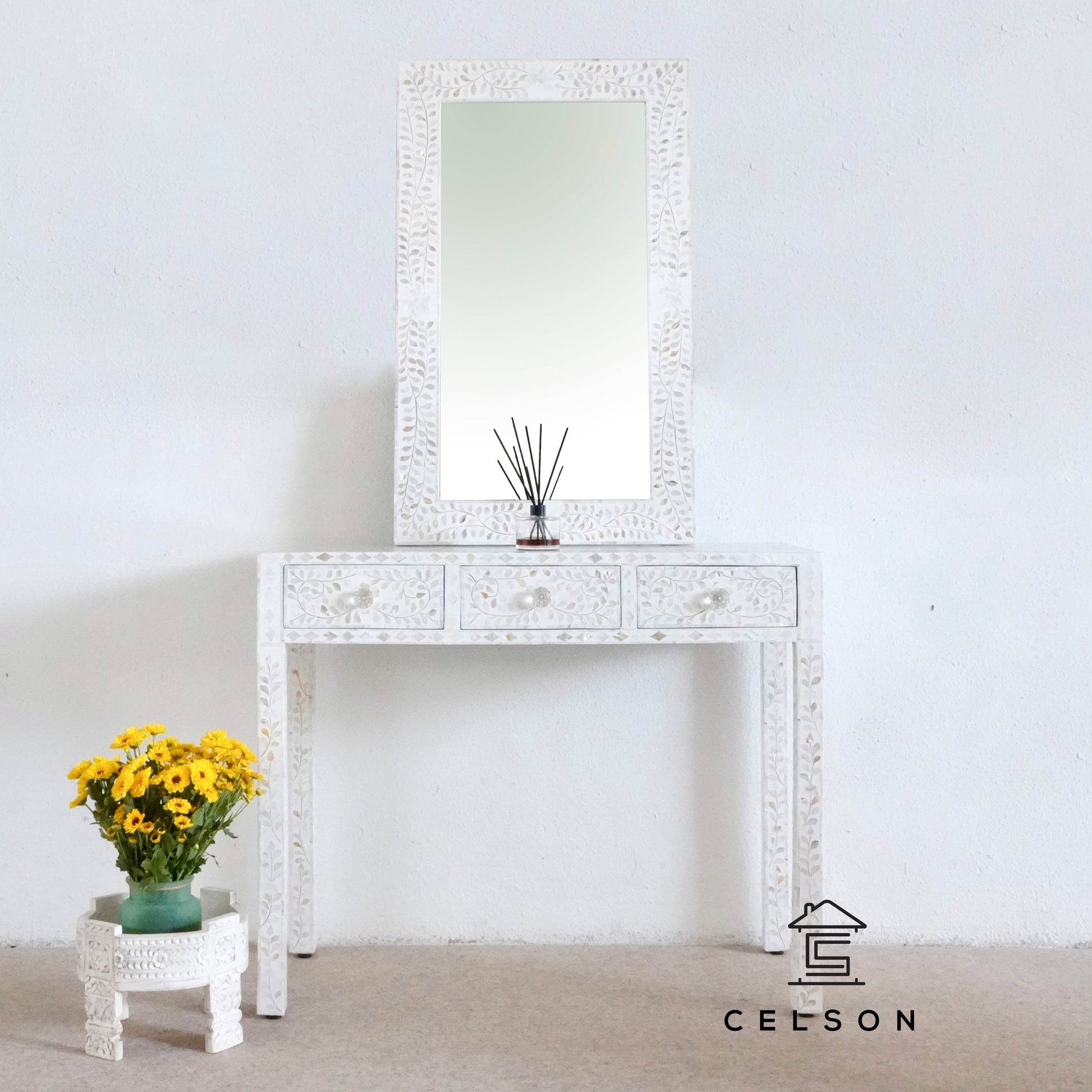 Evin Mother of Pearl Inlay Vanity