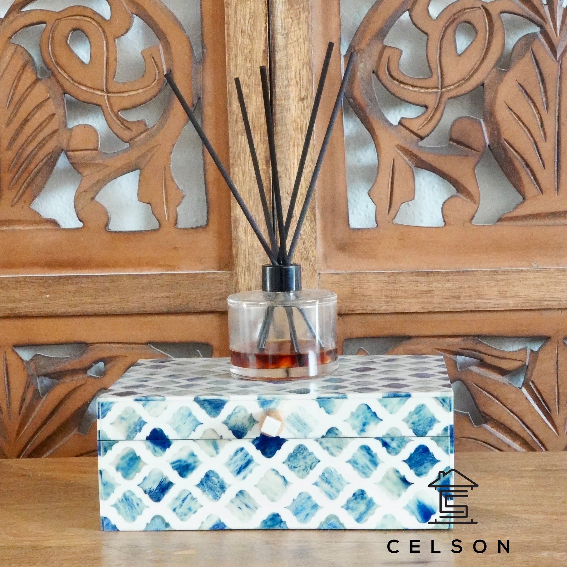 Harvi Bone Inlay Box