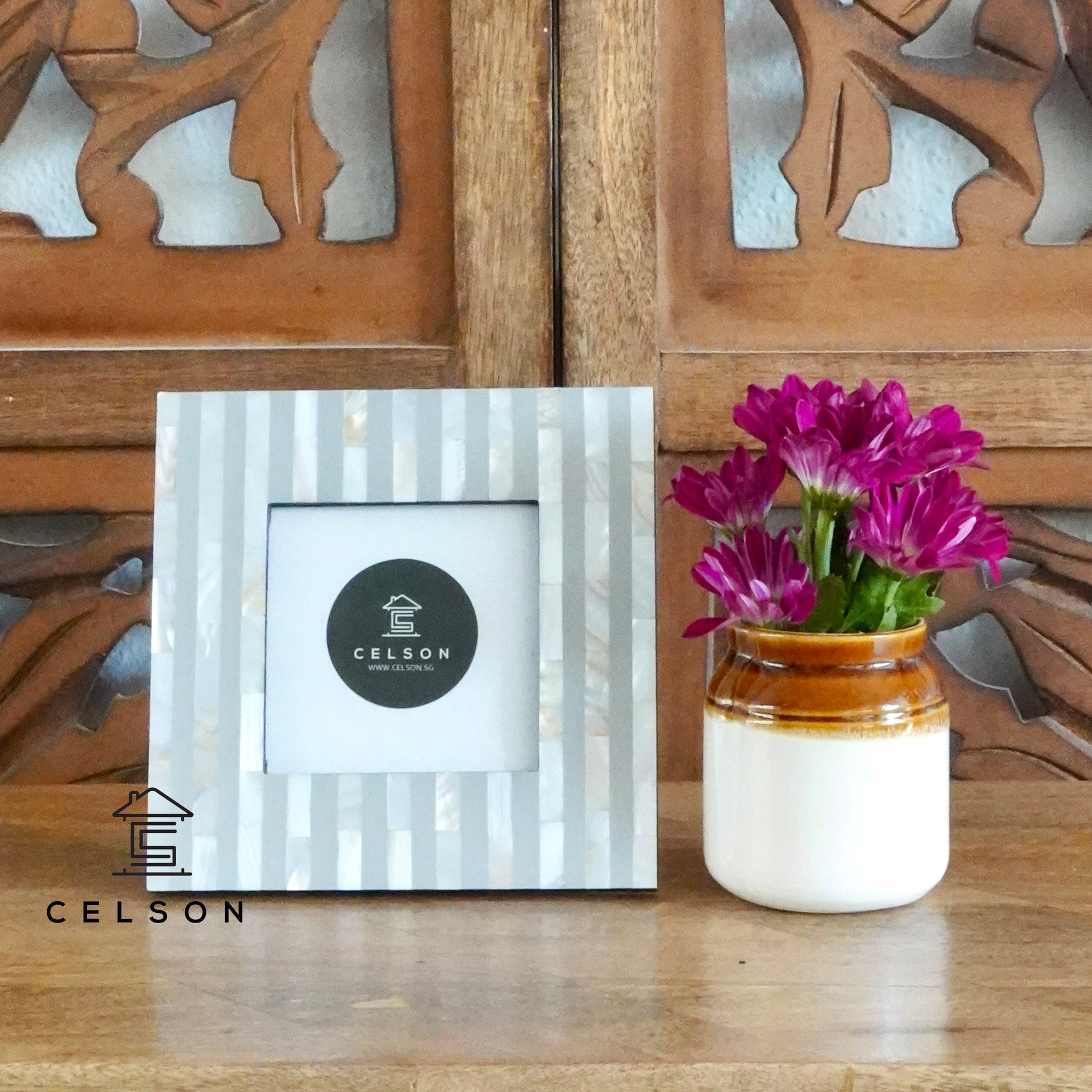 Ellen Mother of Pearl Inlay Photo Frame