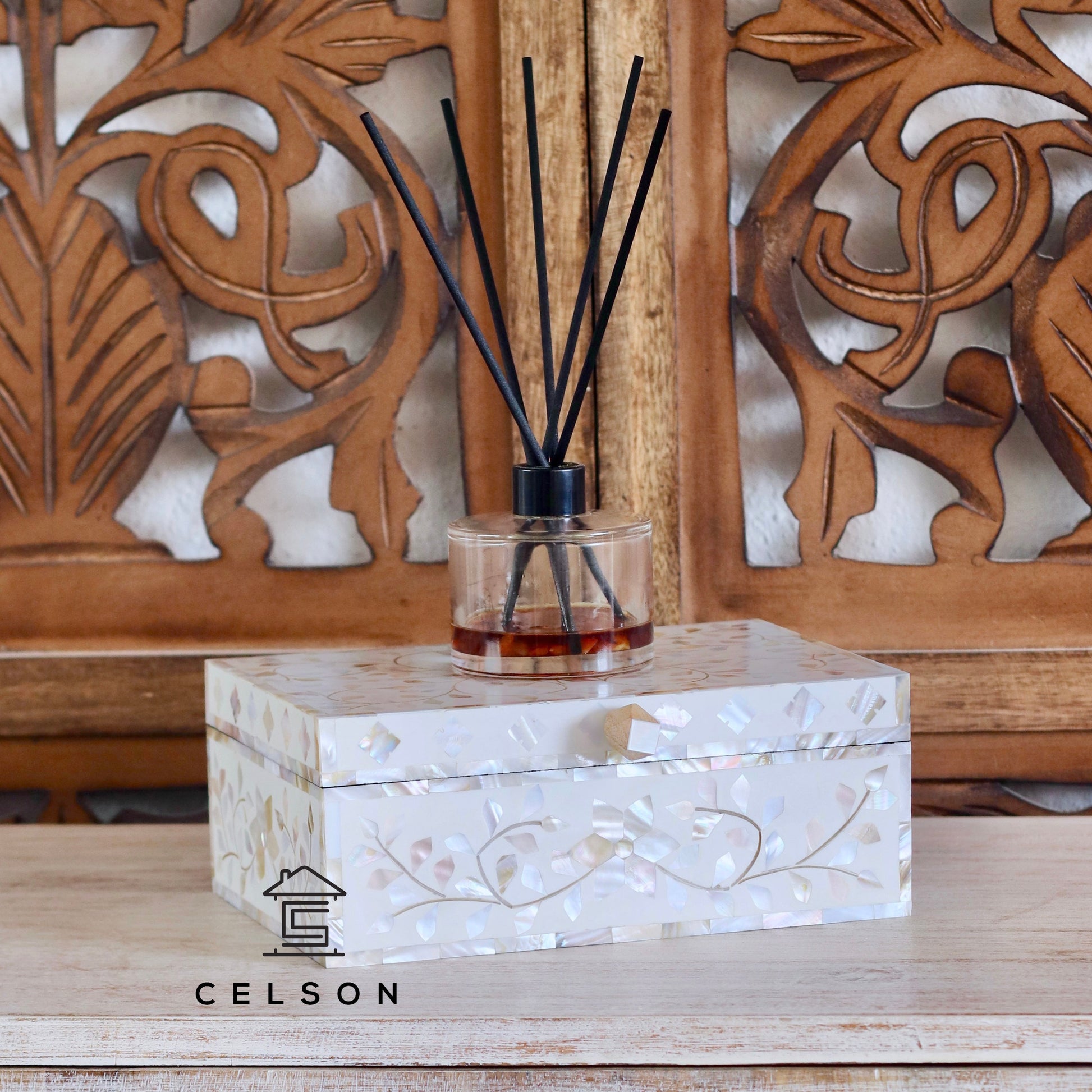 Jaren Mother of Pearl Inlay Box