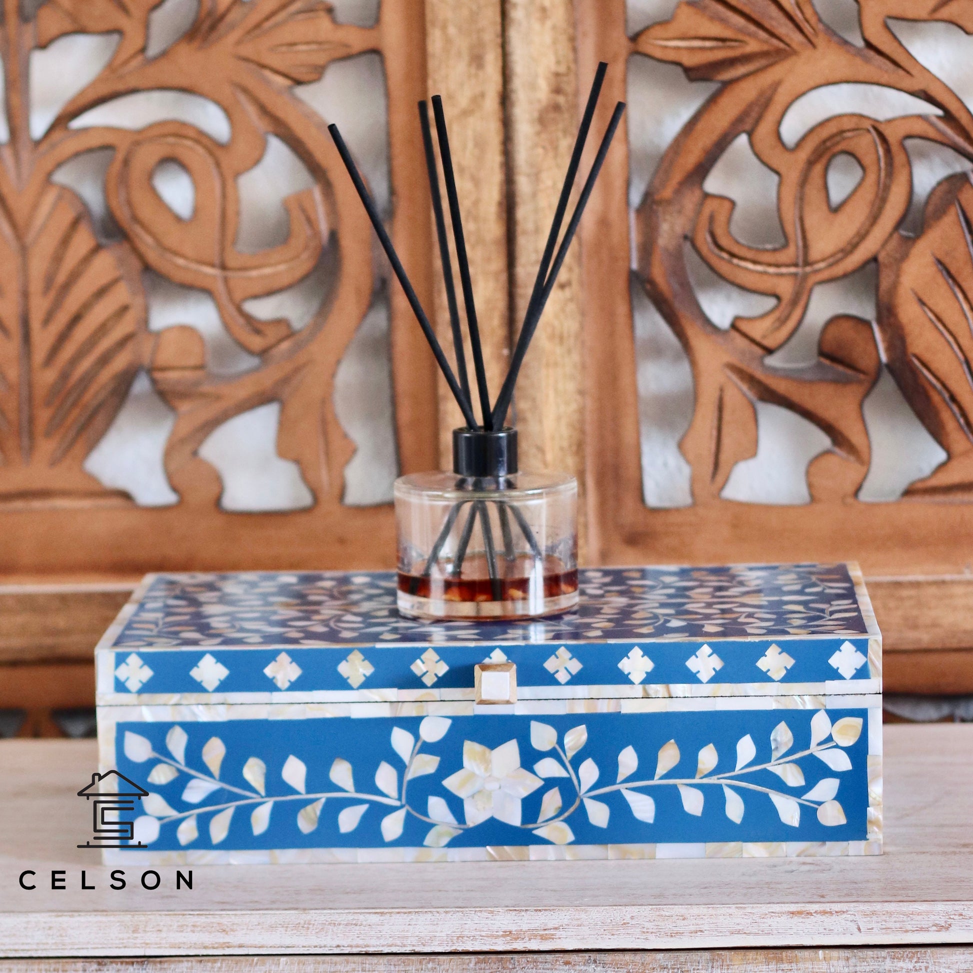 Penne Mother of Pearl Inlay Box