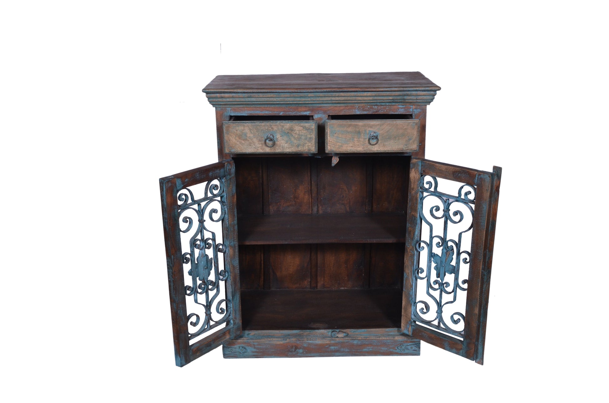 Basani Carved Wooden Cabinet