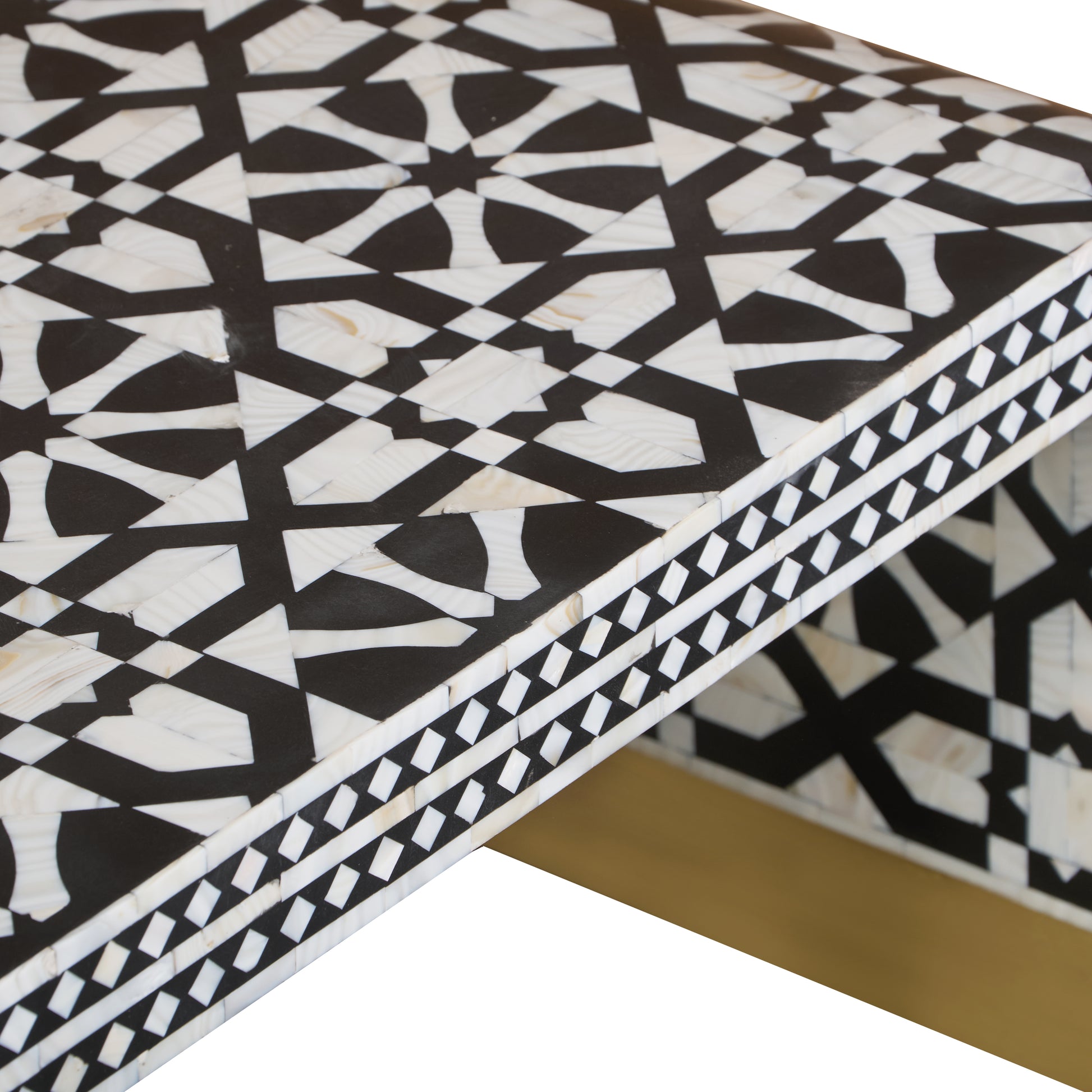 Yuvan Bone Inlay Coffee Table