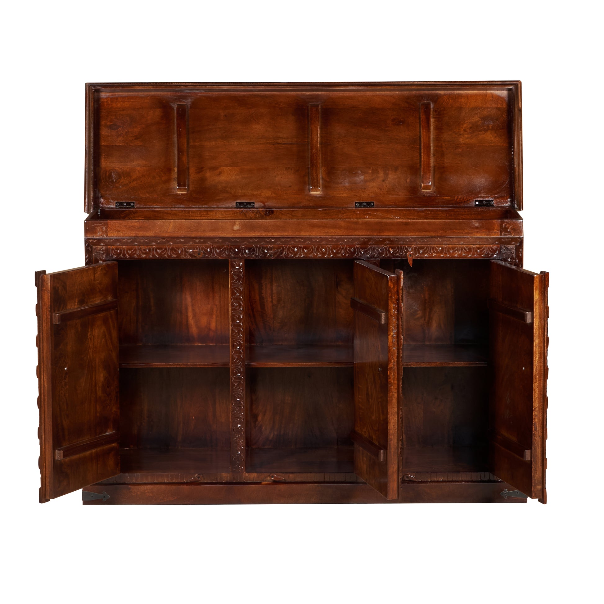 Isabella Hand Carved Wooden Sideboard
