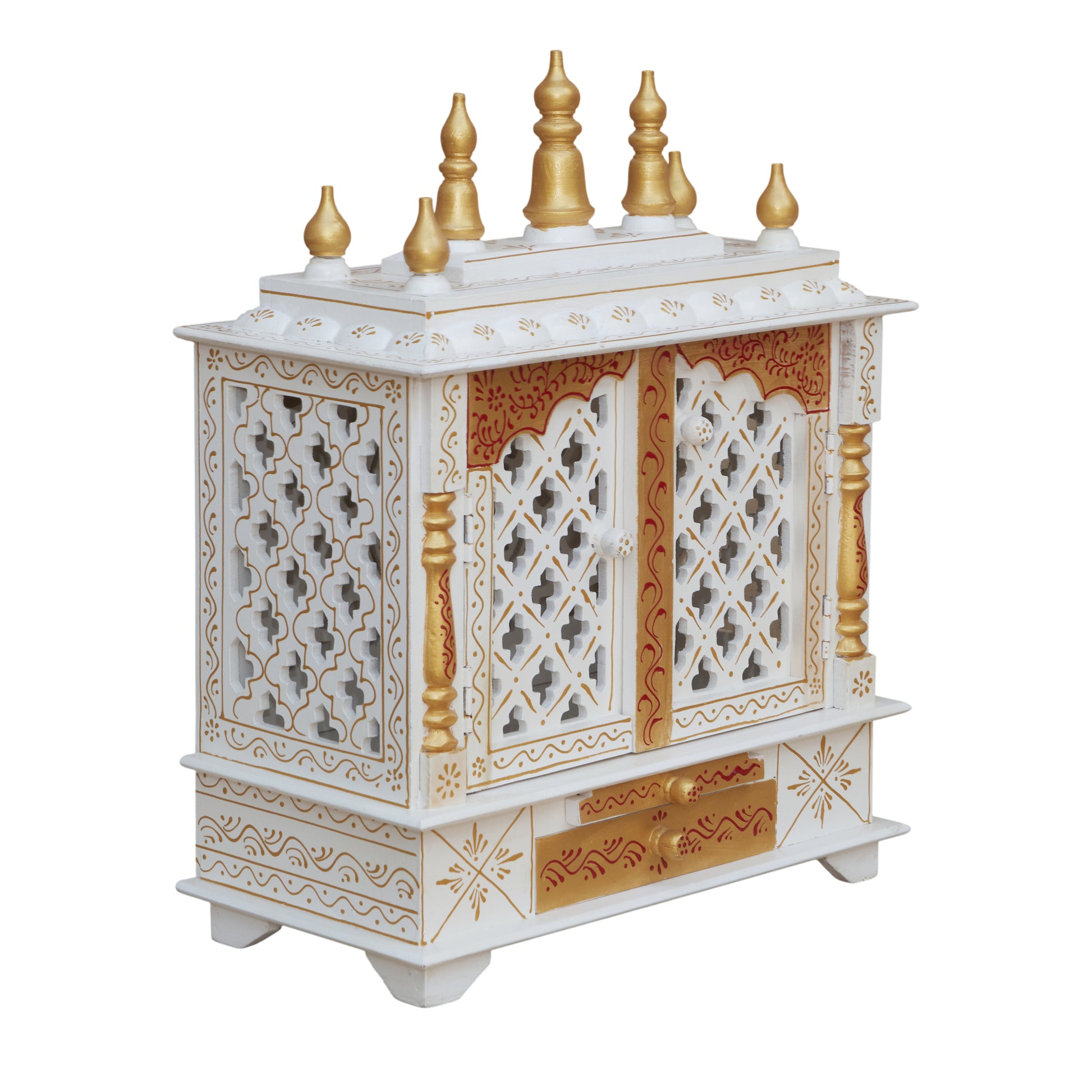 Aastha Wooden Carved Mandir