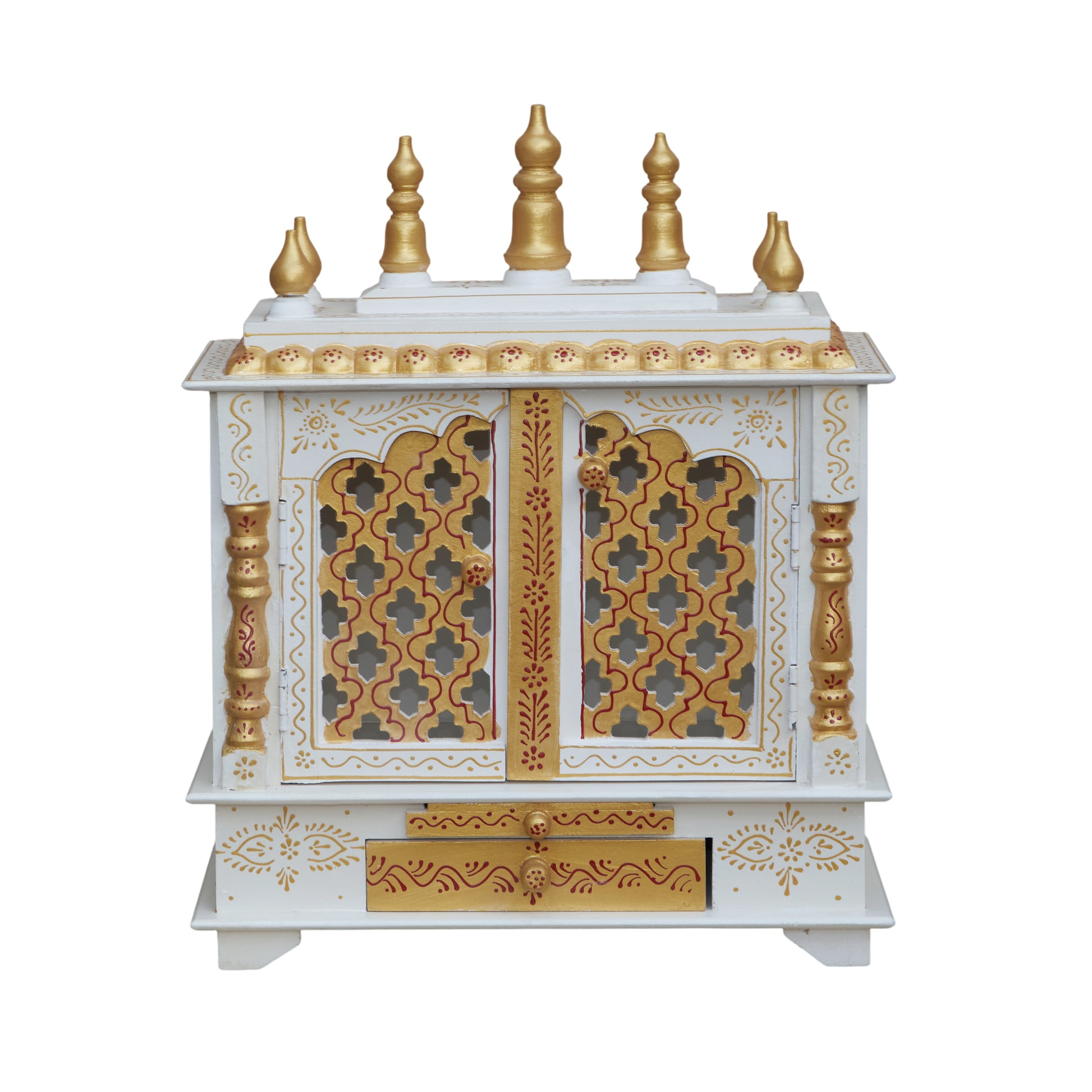 Laxhmi Wooden Carved Mandir