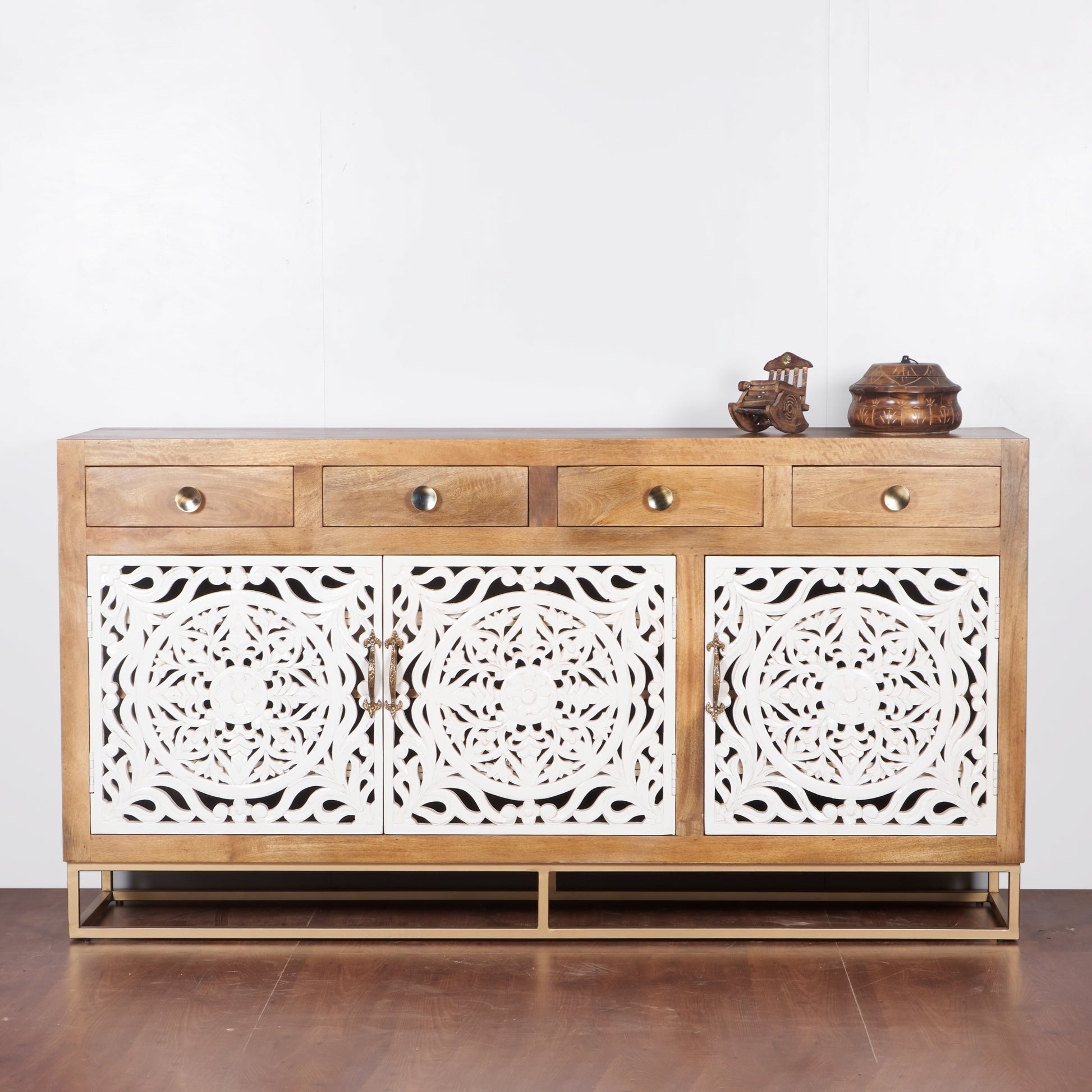 Peter Hand Carved Wooden Buffet