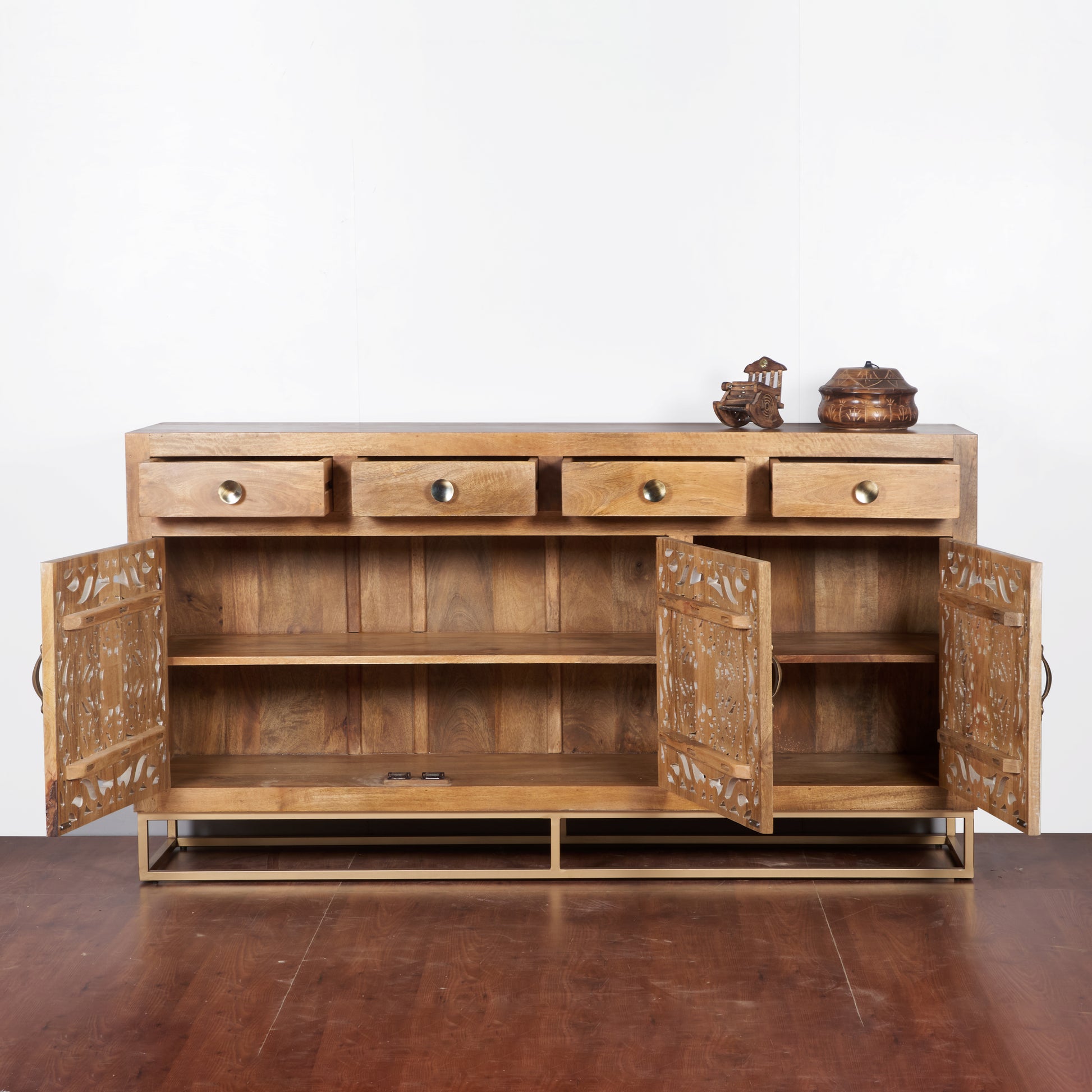 Peter Hand Carved Wooden Buffet