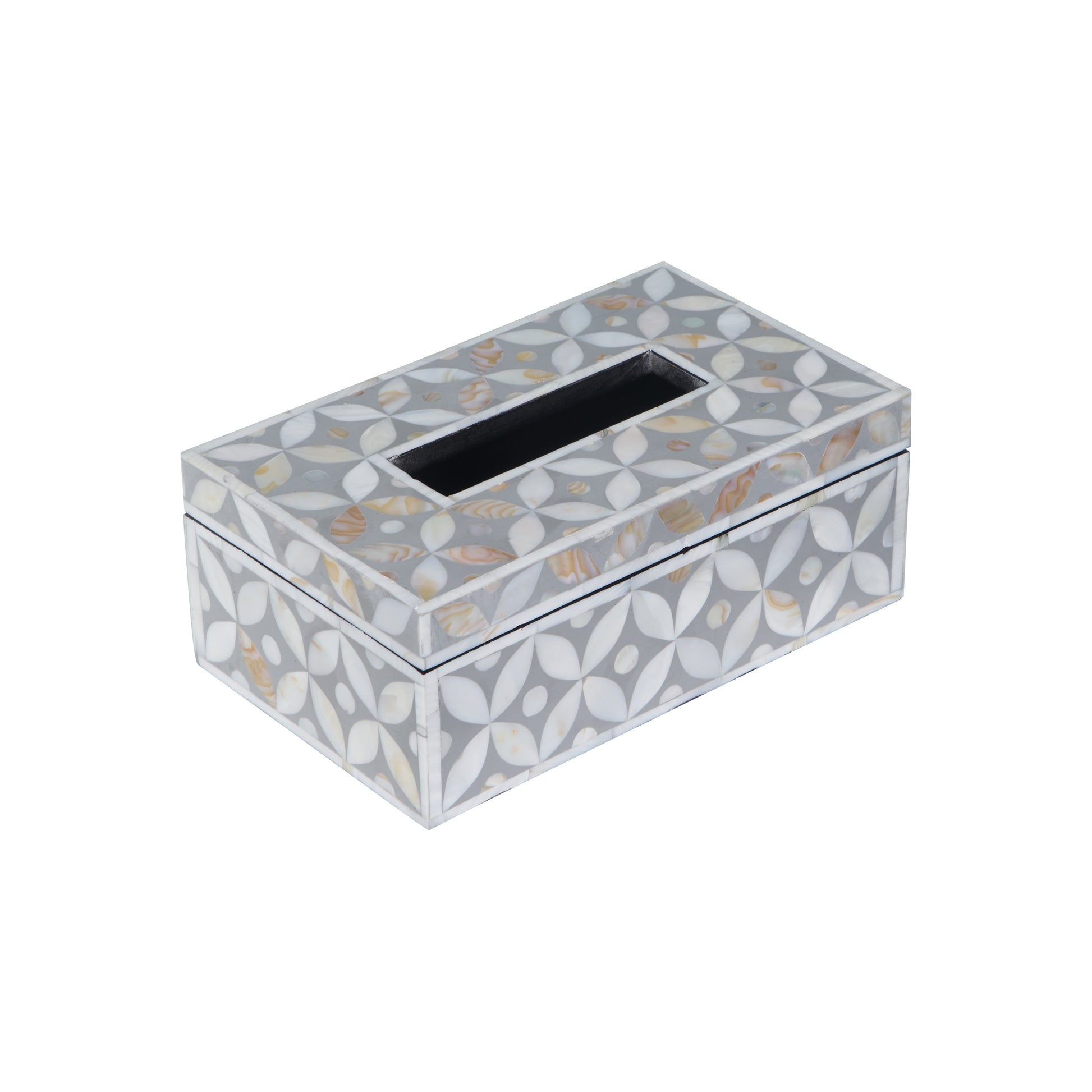 Rob Mother of Pearl Inlay Tissue Box