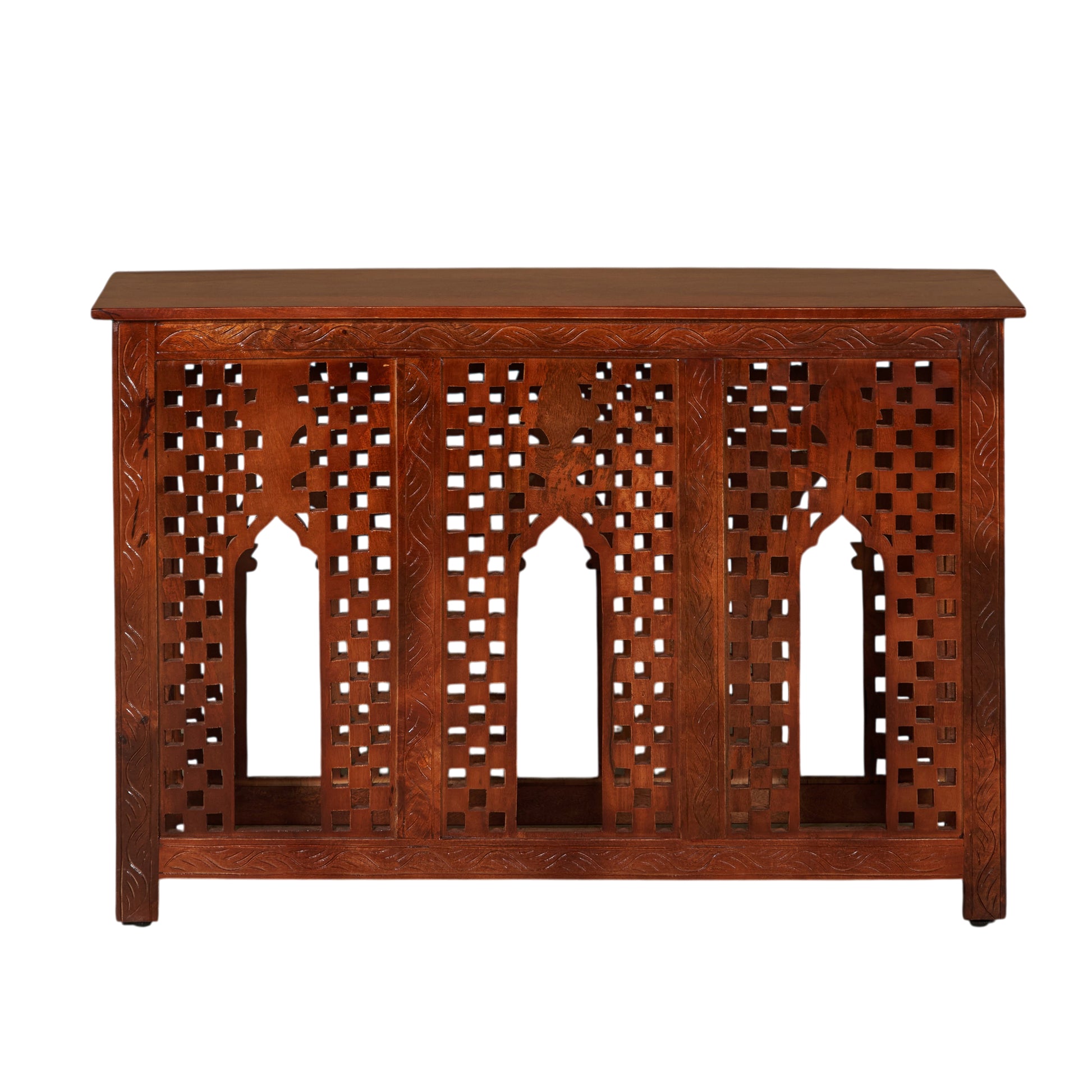 Sabine Wooden Hand Carved Console Table