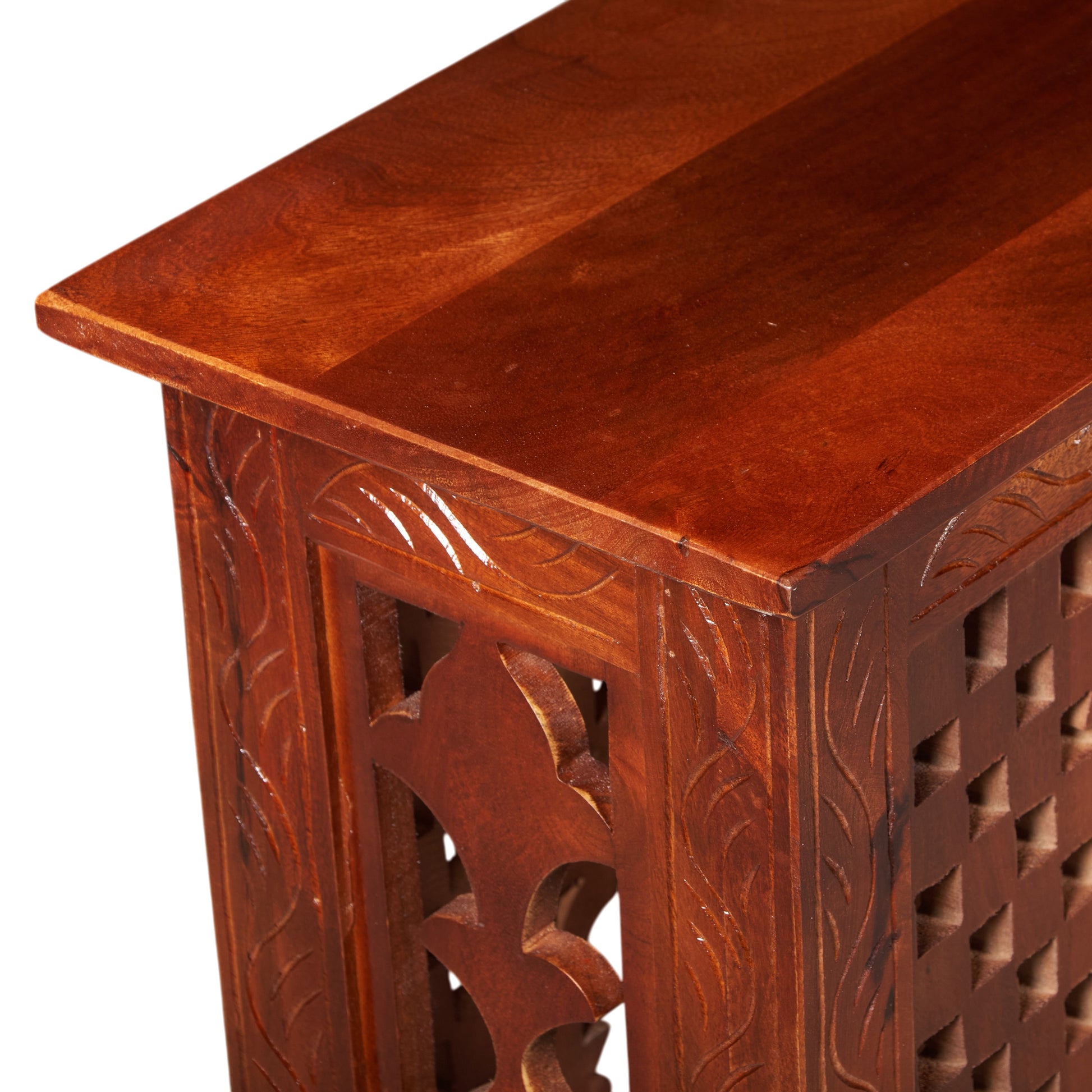 Sabine Wooden Hand Carved Console Table
