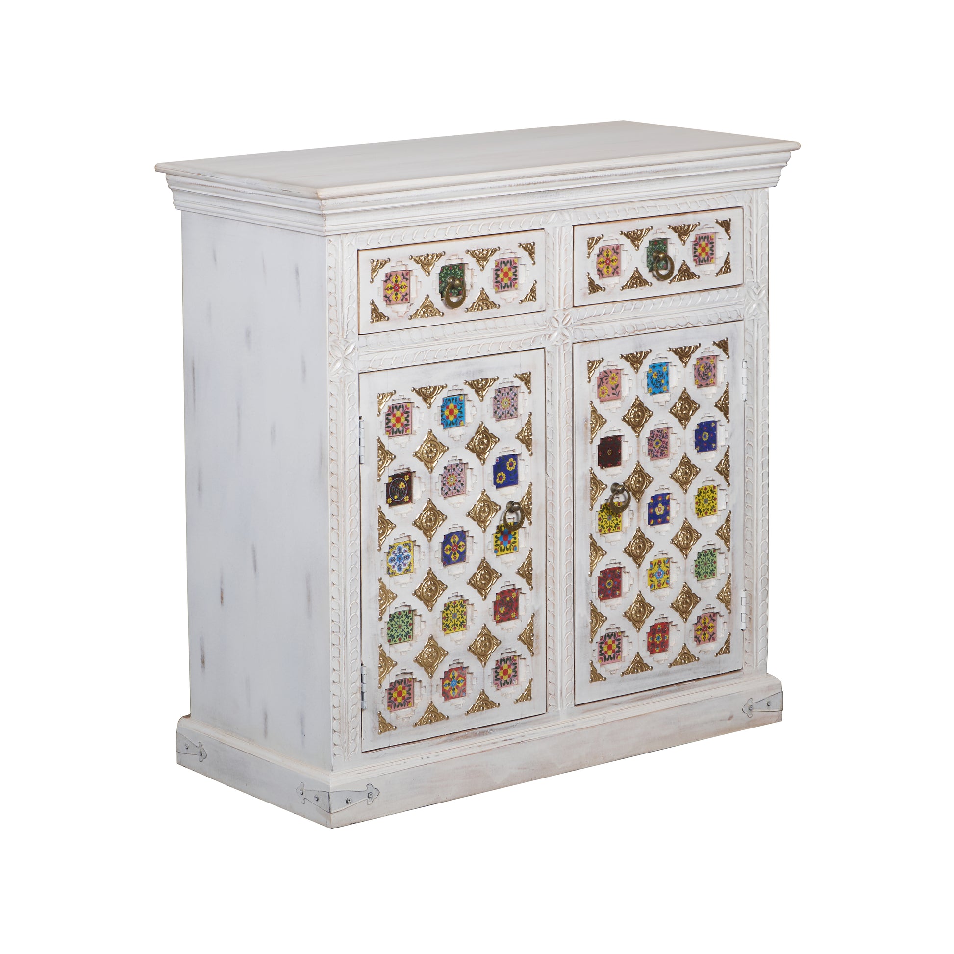 Daniel Hand Carved Wooden Cabinet