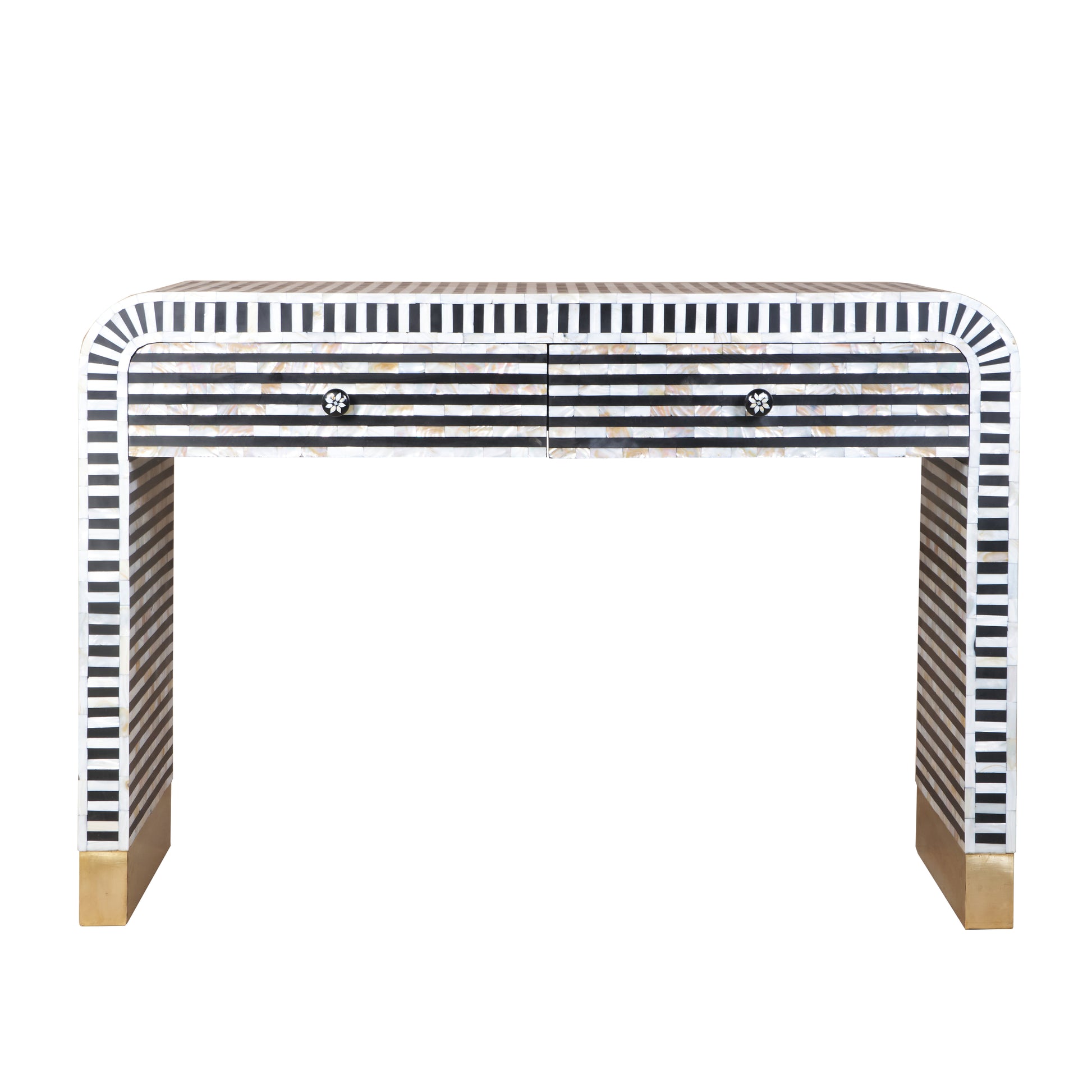 Nora Mother of Pearl Inlay Console Table