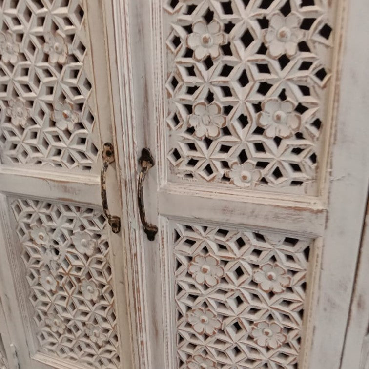 Steve Hand Carved Almirah