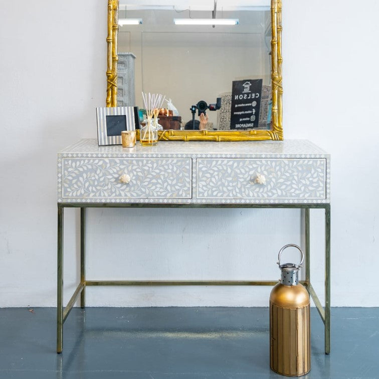 Evie Bone Inlay Console Table