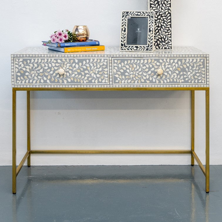 Evie Bone Inlay Console Table