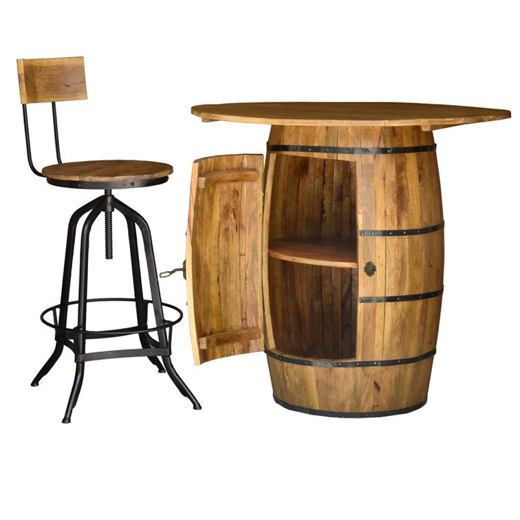 Rock Wooden Bar Chair