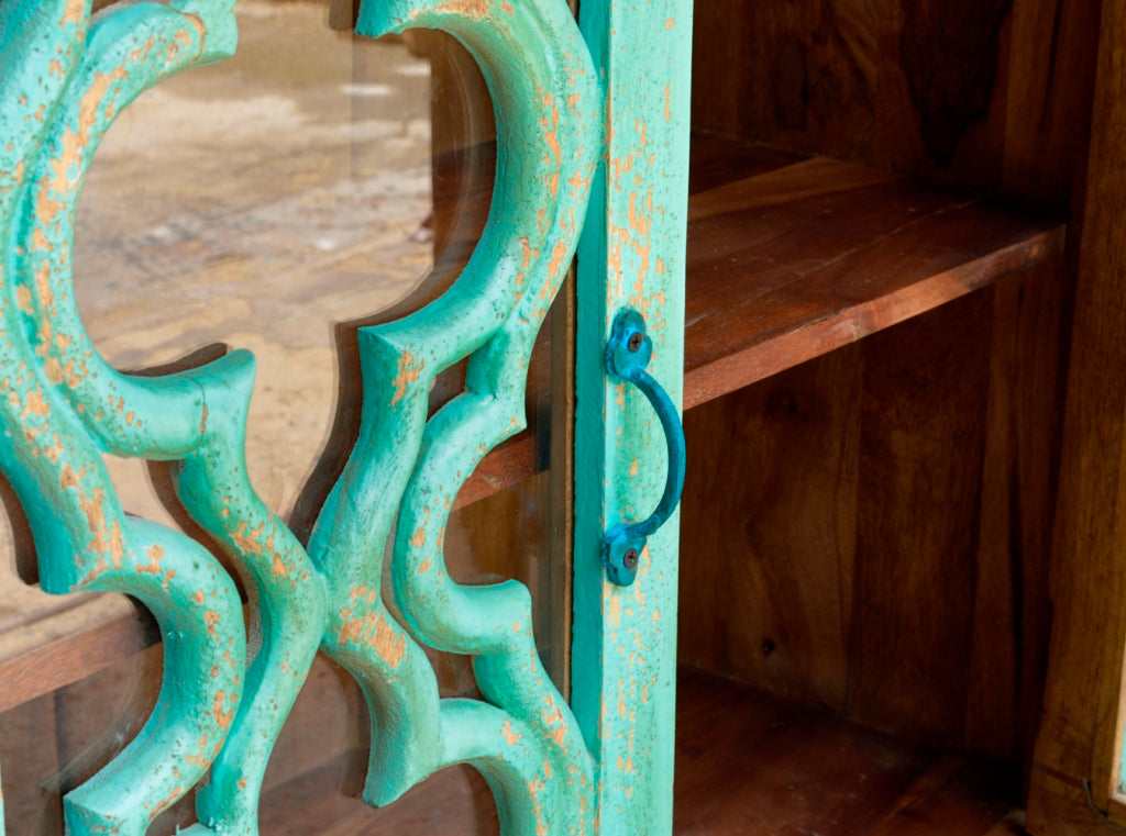 Gracie Carved Wooden Cabinet