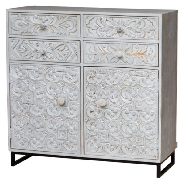 Naya Wooden Carved Chest