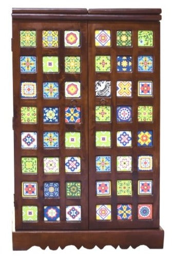 Jane Tile Bar Cabinet