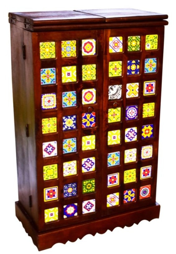 Jane Tile Bar Cabinet