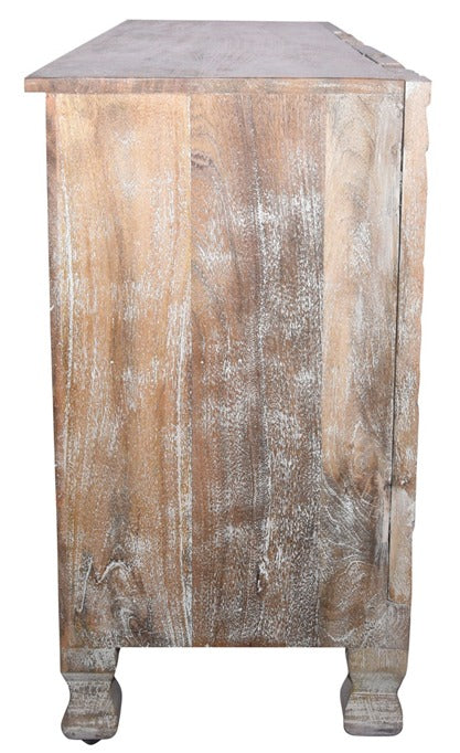 Raina Carved Wooden Sideboard