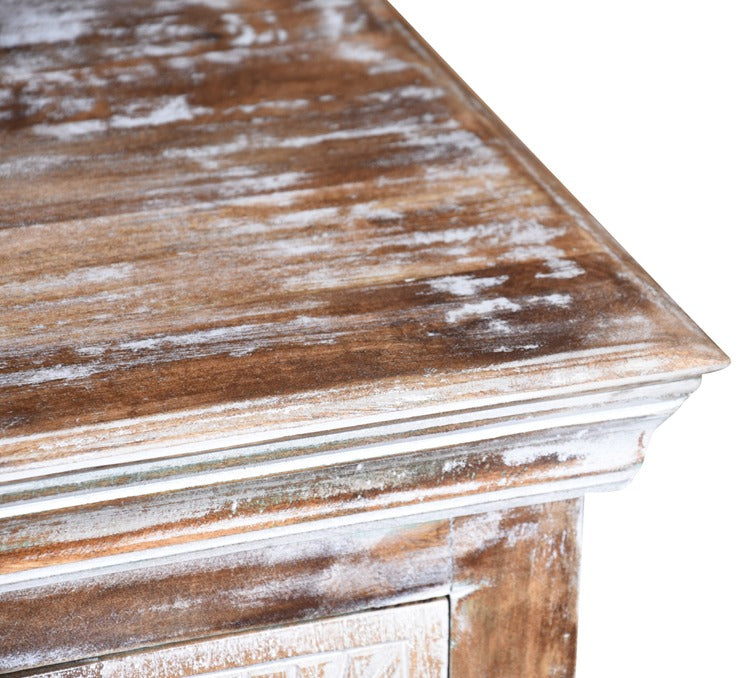 Ria Wooden Carved Cabinet