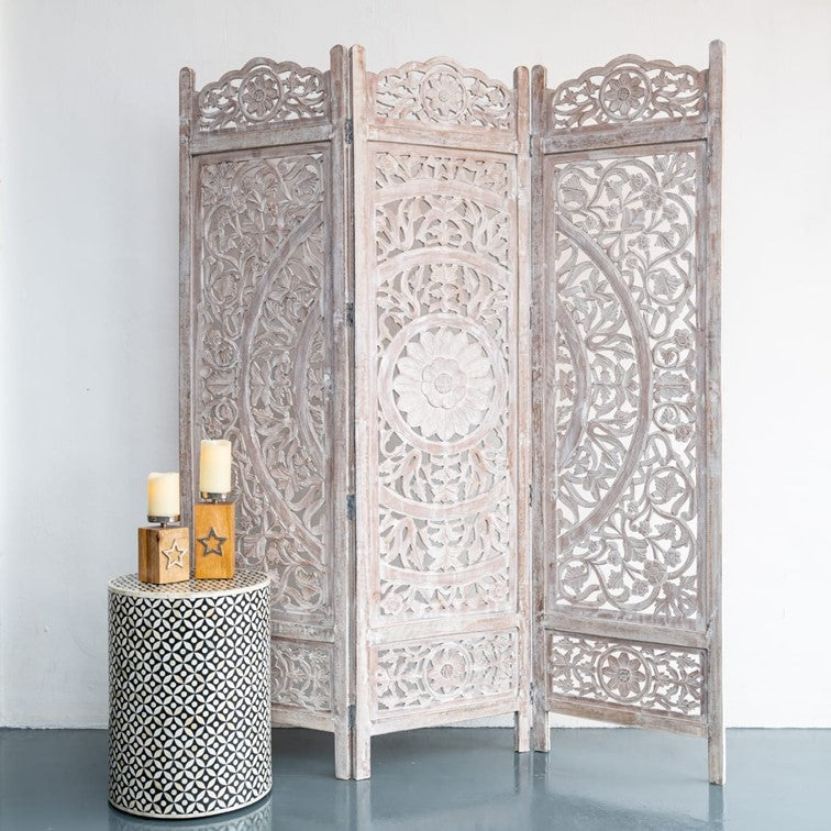 Yenfer Carved Room Divider