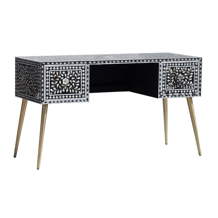 Marie Mother of Pearl Inlay Study Table