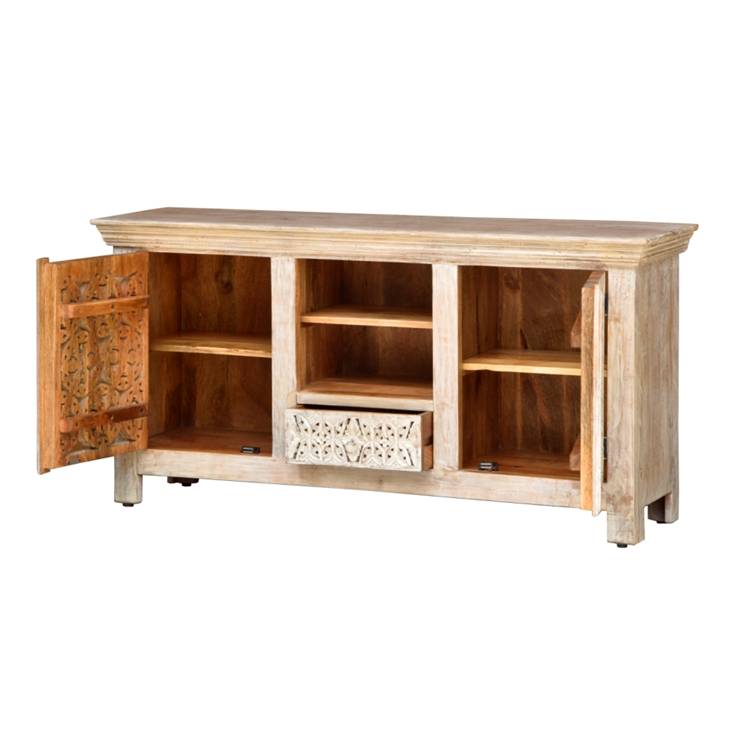Linehan Hand Carved Wooden TV Cabinet