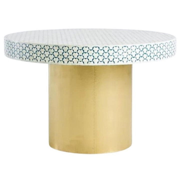 Roma Bone Inlay Dining Table