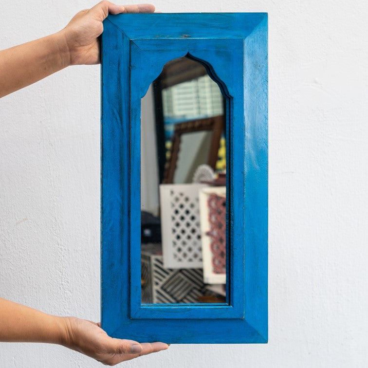 Rima Hand Painted Wooden Mirror