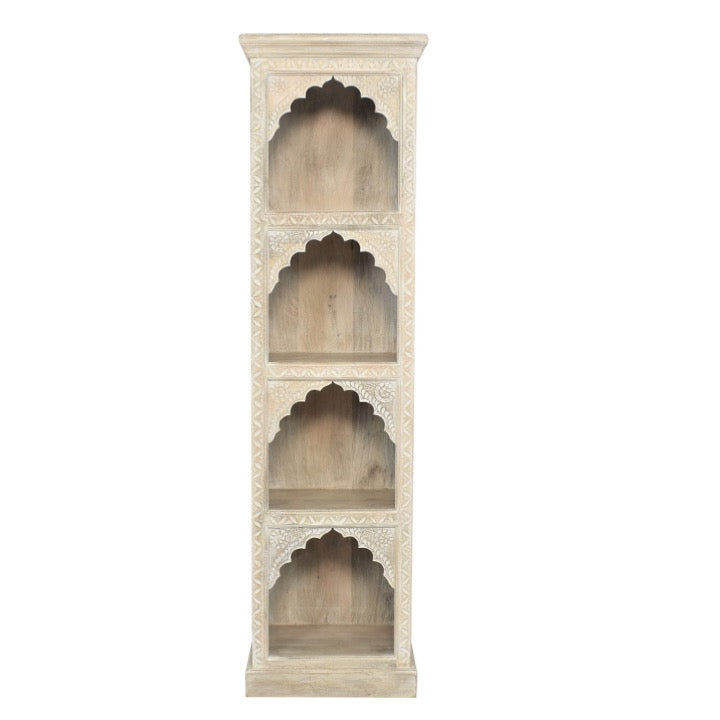 Xavier Carved Solid Bookshelf