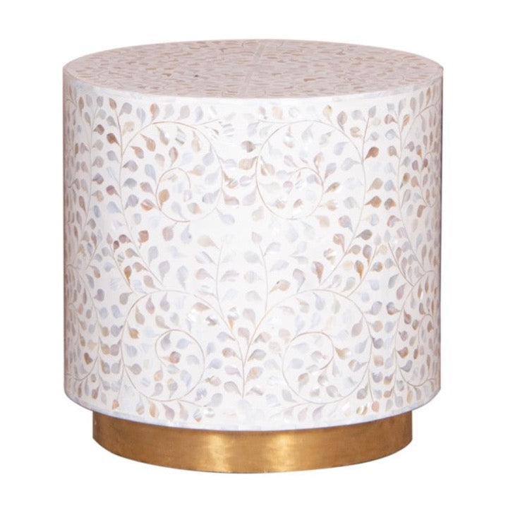 Alex Bone Inlay Stool