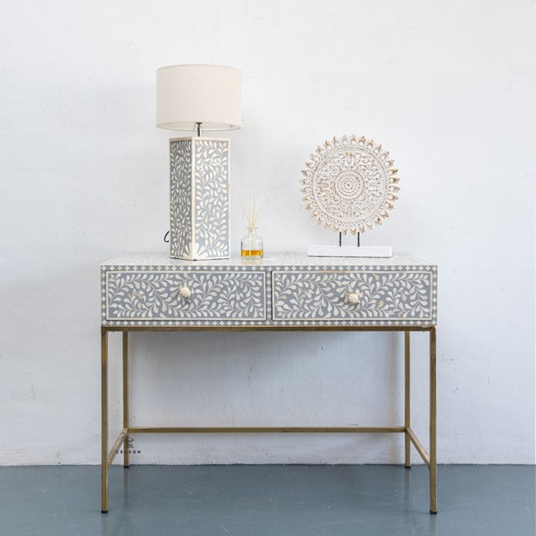 Evie Bone Inlay Console Table
