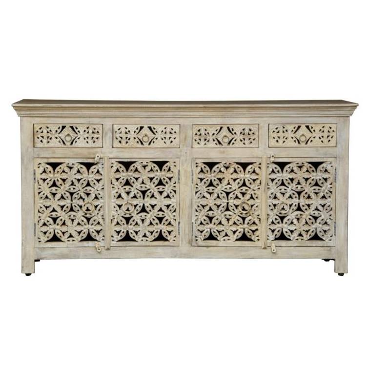 Ciara Carved Wooden SideBoard