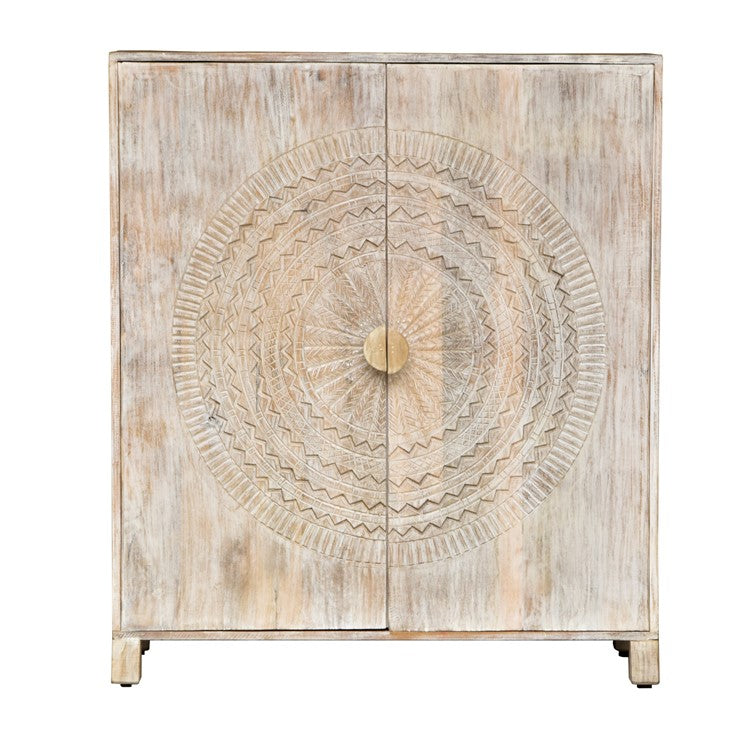 Asbert Wooden Bar Cabinet