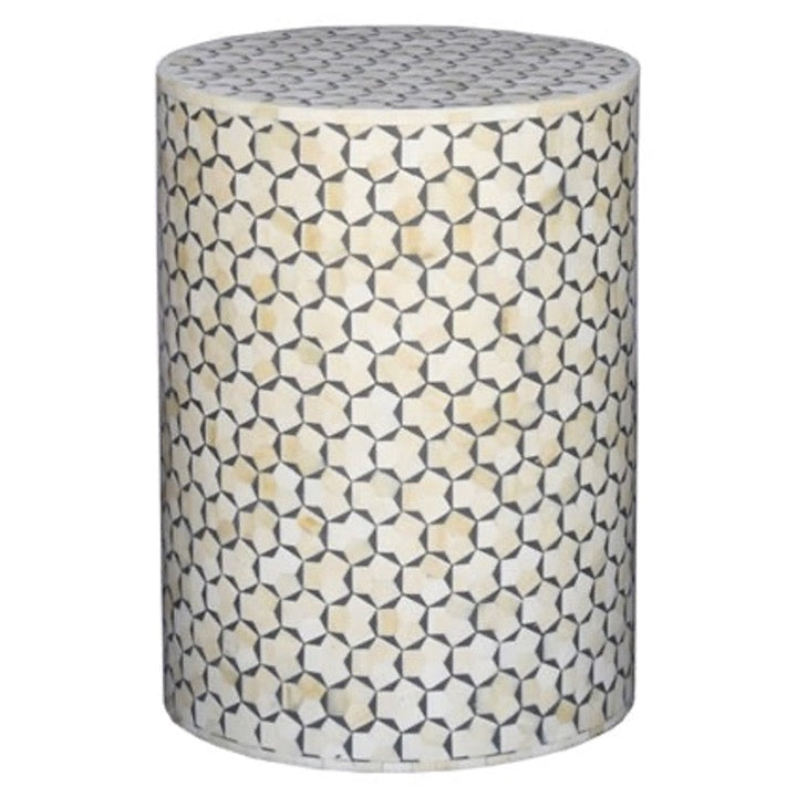 Carell Bone Inlay Stool